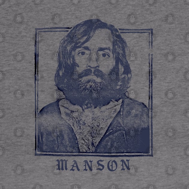 Charles Manson /// Vintage Look Punk Style Design by DankFutura